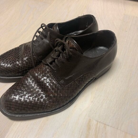 Stephane Kelian Brown Weave Shoes - Picture 2 of 7